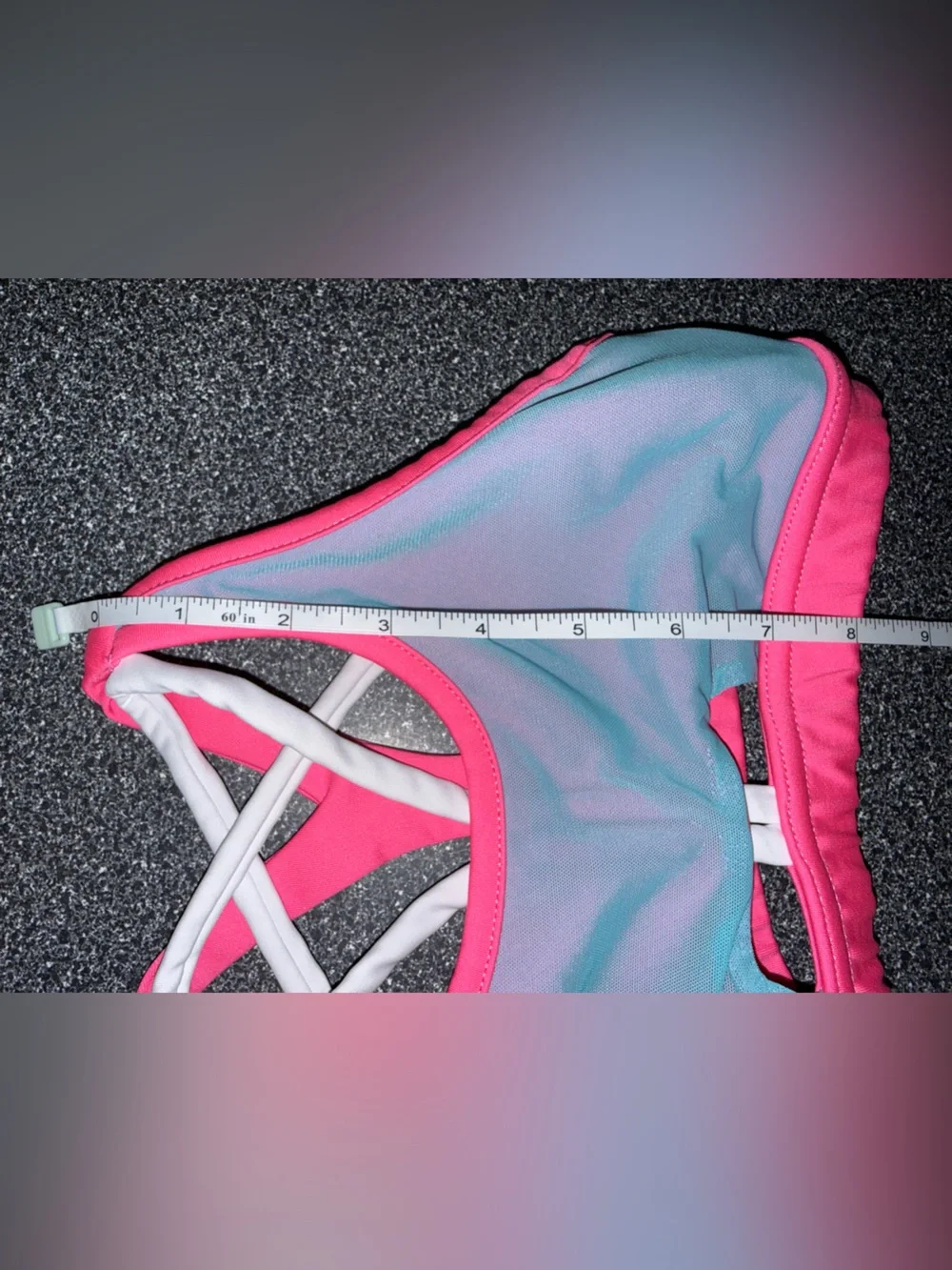 Tiger Friday Dance Bra Teal/Pink Size Child X-Large
